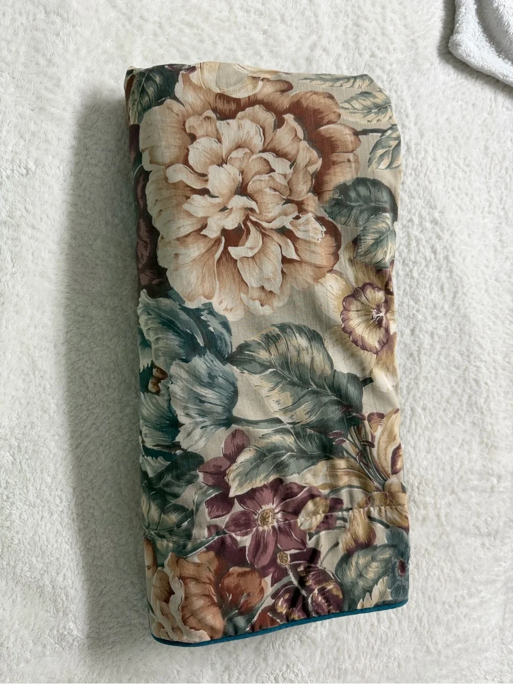 Martex liberty of London floral Decorative Throw Pillow Cover -Cream Flowers